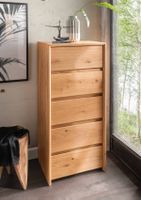 Kommode OKLAHOMA Wildeiche massiv 55 x 100 cm 5 Schubladen