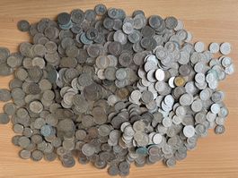 Über 3kg Schweizer Kleingeld ab 1879