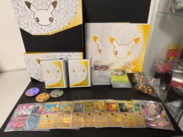 🇬🇧Pokémon 30th 2x Etb Bulk inkl. Ex und Holo Pikachu!!