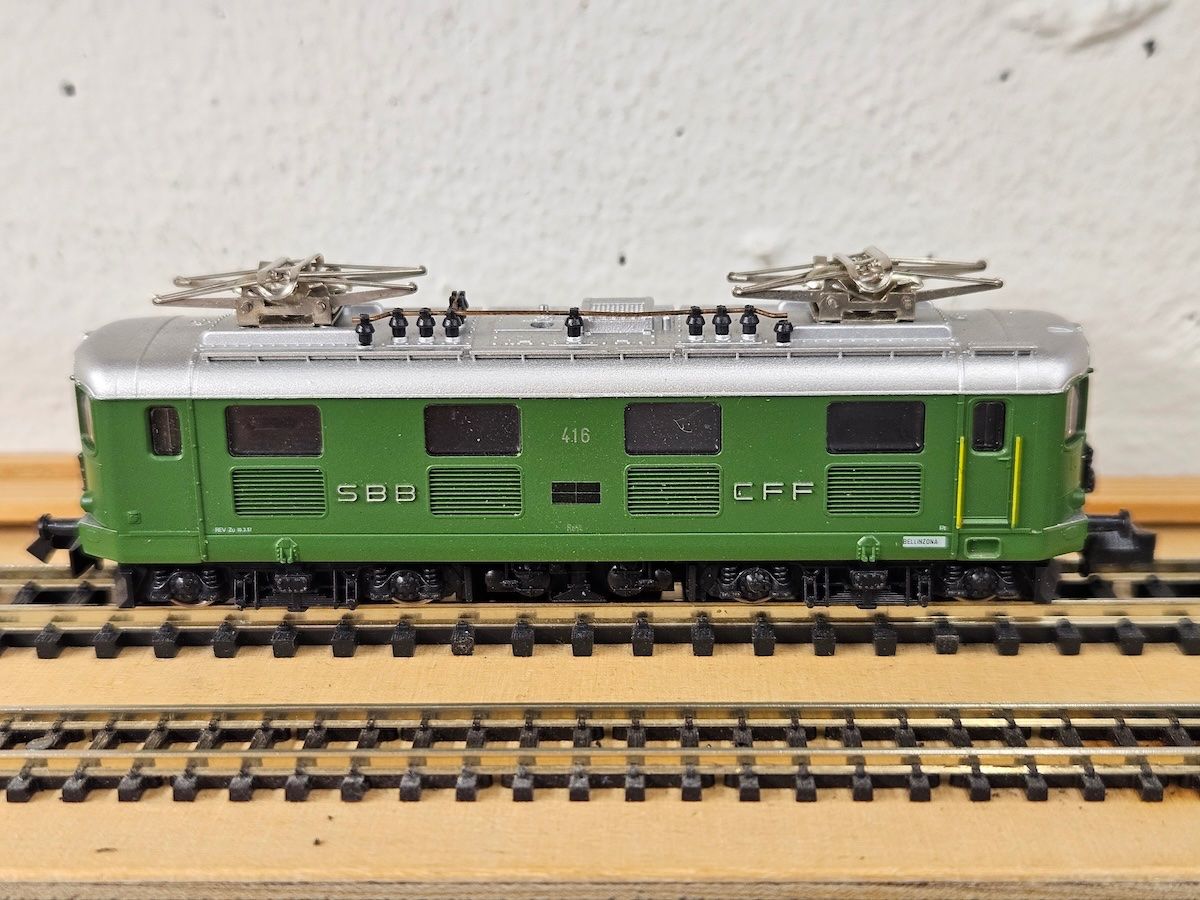 Hobbytrain Modellini di ferrovie: Re 4/4 I Digital spur N – Usato da Gunzgen venduto da luwy 1