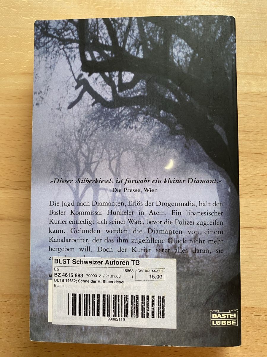 Libri: Silberkiesel - Hansjörg Schneider – Usato da Schwarzenburg venduto da Michellu 1