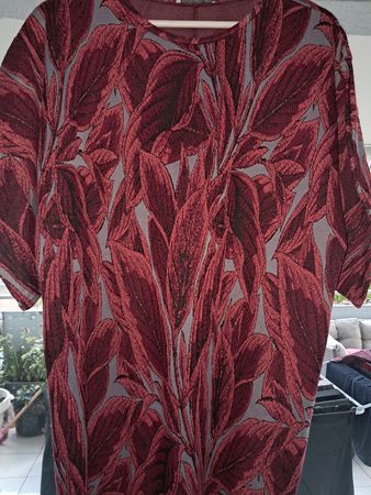 Zara Herbst-Kleid mit Blätterprint, Grösse L, Top Zustand!