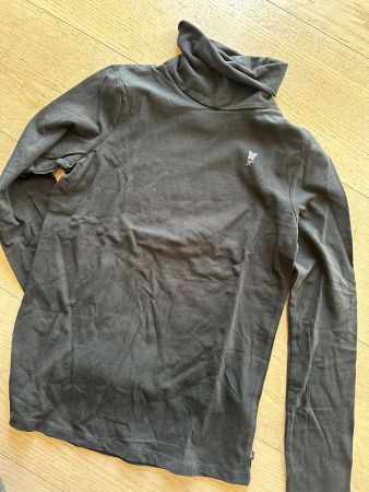 Pull col roulé Okaïdi 12 ans noir chaud hiver