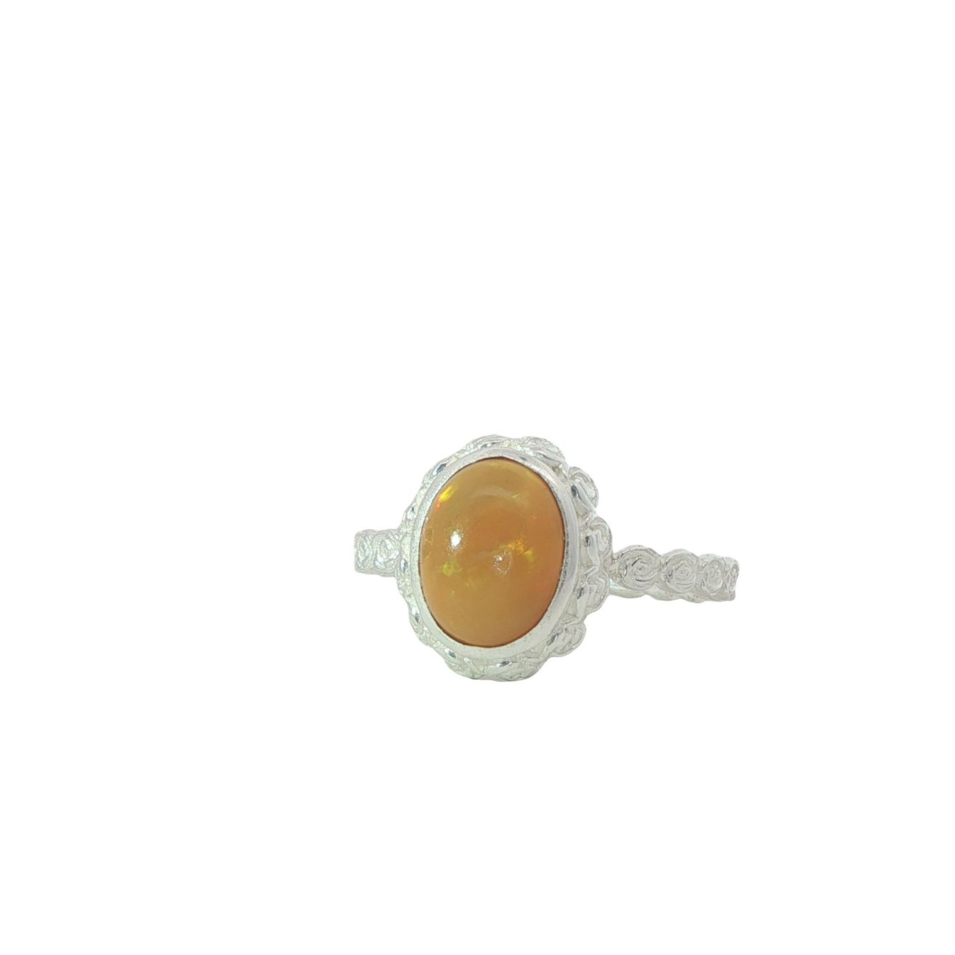 Olga Ribler Anelli: Feiner Silber Ring 925 mit Opal Grösse 58 – Nuovo (secondo la descrizione) da Luzern venduto da Schmuckoutlet 2