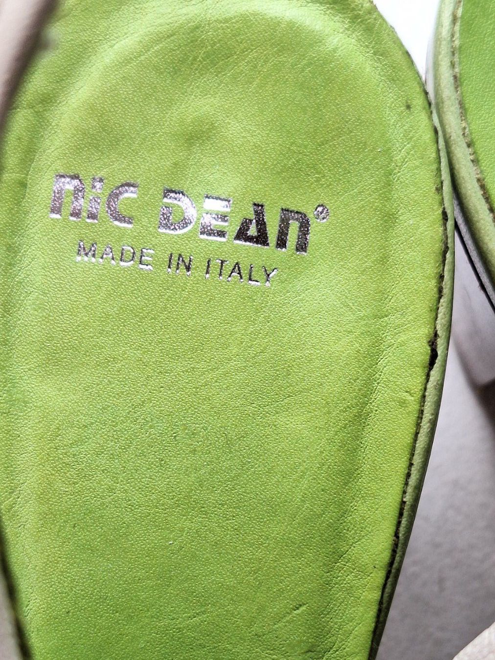 Scarpe da donna: Vintage Schuhe  "Nice Dean " Gr.39,5  Leder hellgrün – Usato da Dornach venduto da majo8689 3