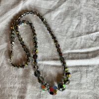Vintage Kette irisierend