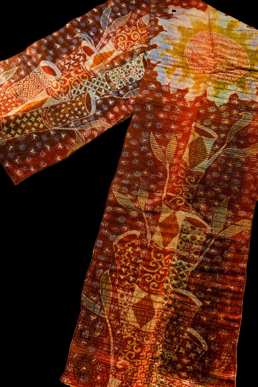 Tessuti:  Batik Tulis auf strukturierter Seide – Nuovo (secondo la descrizione) da Romanshorn venduto da ras_b6lp 1