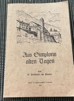 Aus Simplons alten Tagen,  E. Zenklusen, 1965
