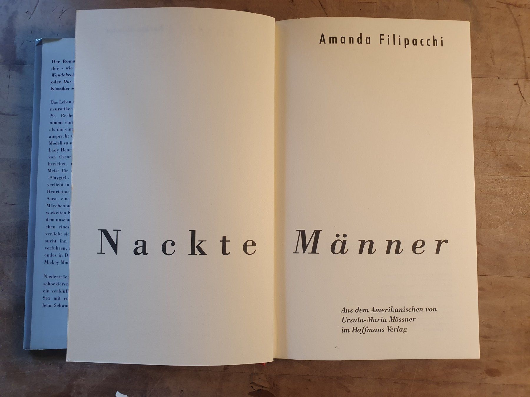 Bücher: Nackte Männer Amanda Filipacchi Haffmans – Gebraucht aus Zürich von loosebone 2