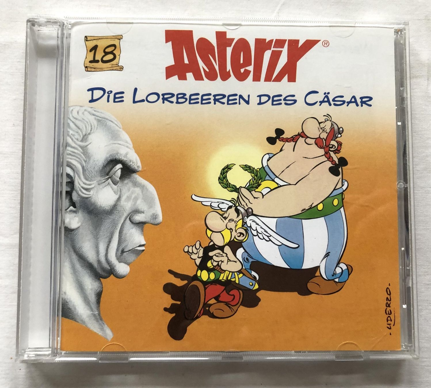 CD: Asterix - 18 - Die Lorbeeren des Cäsar - Hörspiel - CD – Usato da Schaffhausen venduto da durruti