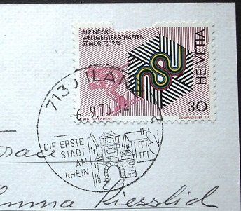 Cartoline postali: LADIR (Bündner Oberland) – Usato da Jona venduto da philajona 1