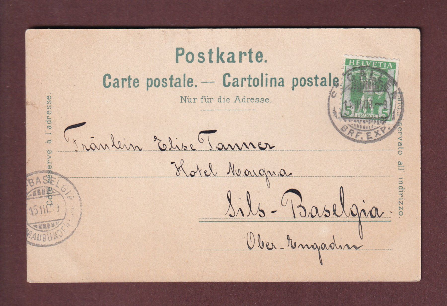 Cartoline postali: ST. GALLEN - Caserne und Cantine - 1909 – Usato da Pully venduto da nicecards 1