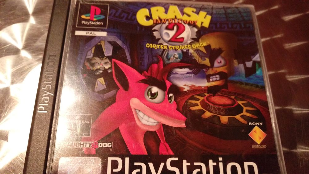 CRASH BANDICOOT 2 CORTEX STRIKES BACK NAUGHTY DOG PS1 Game Kaufen auf