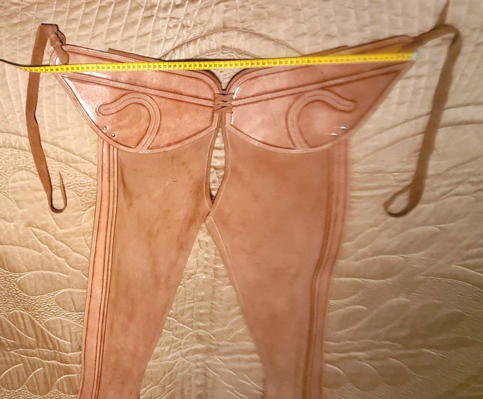 Hosen: Chaps Mexicain cuir souple et doux – Neu (gemäss Beschreibung) aus Basel von Cronchi1 1