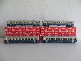 Hag H0: Set mit 4 BLS-Personenwagen, 455/460, WS, OVP