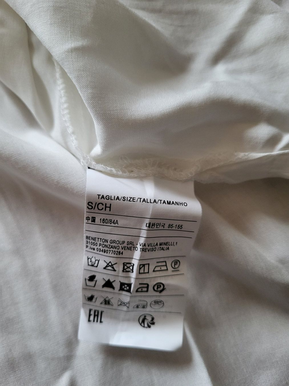 Benetton Camicette: Wunderschöne, lässige Bluse von "Benetton" Gr S NEU – Nuovo e nell'imballaggio originale da Richterswil venduto da Rem2011 4