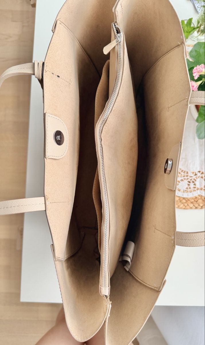 Zara Borse da donna: Zara Shopper Tasche in Beige, mit Etikett – Nuovo e nell'imballaggio originale da Wallisellen venduto da kar_gv8n 3