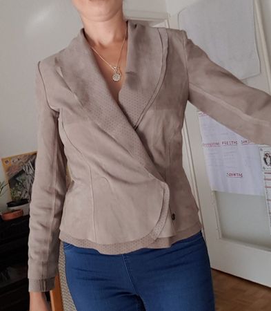 Nile Jacke Blazer Wildleder Leder S NEU