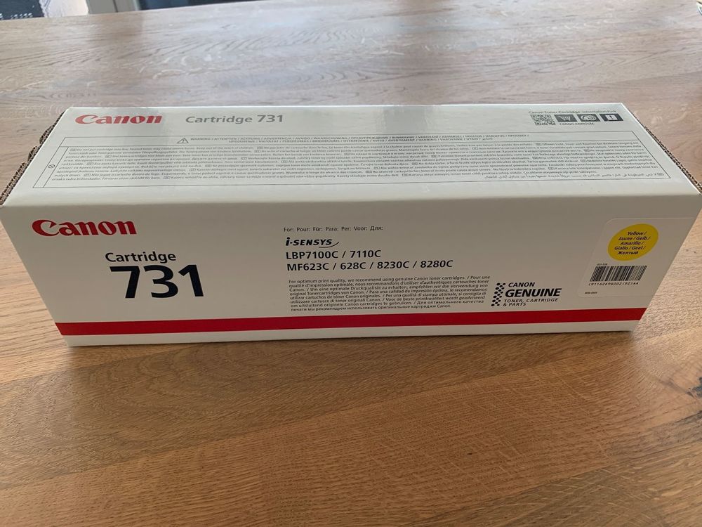 Canon 731 Y Original Toner Gelb - Für ISensys Laserdrucker Bis 1500 Seiten