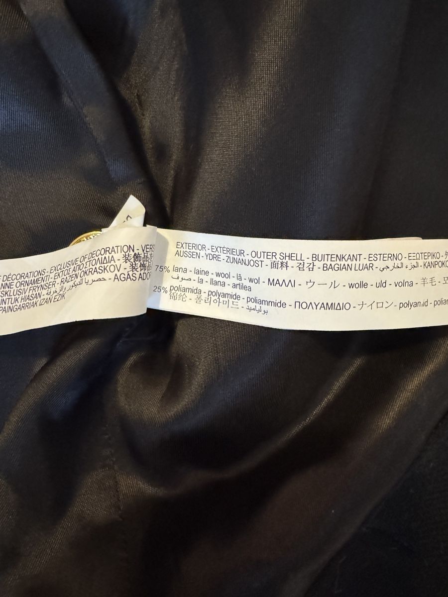 Zara Cappotti: Zara manteco wool black coat S – Usato da Zürich venduto da Lovelyperfumes 4