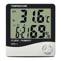 HTC-1 Uhr-Feuchtigkeitsmesser und Thermometer