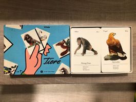 Tiere karten quartett spiel
