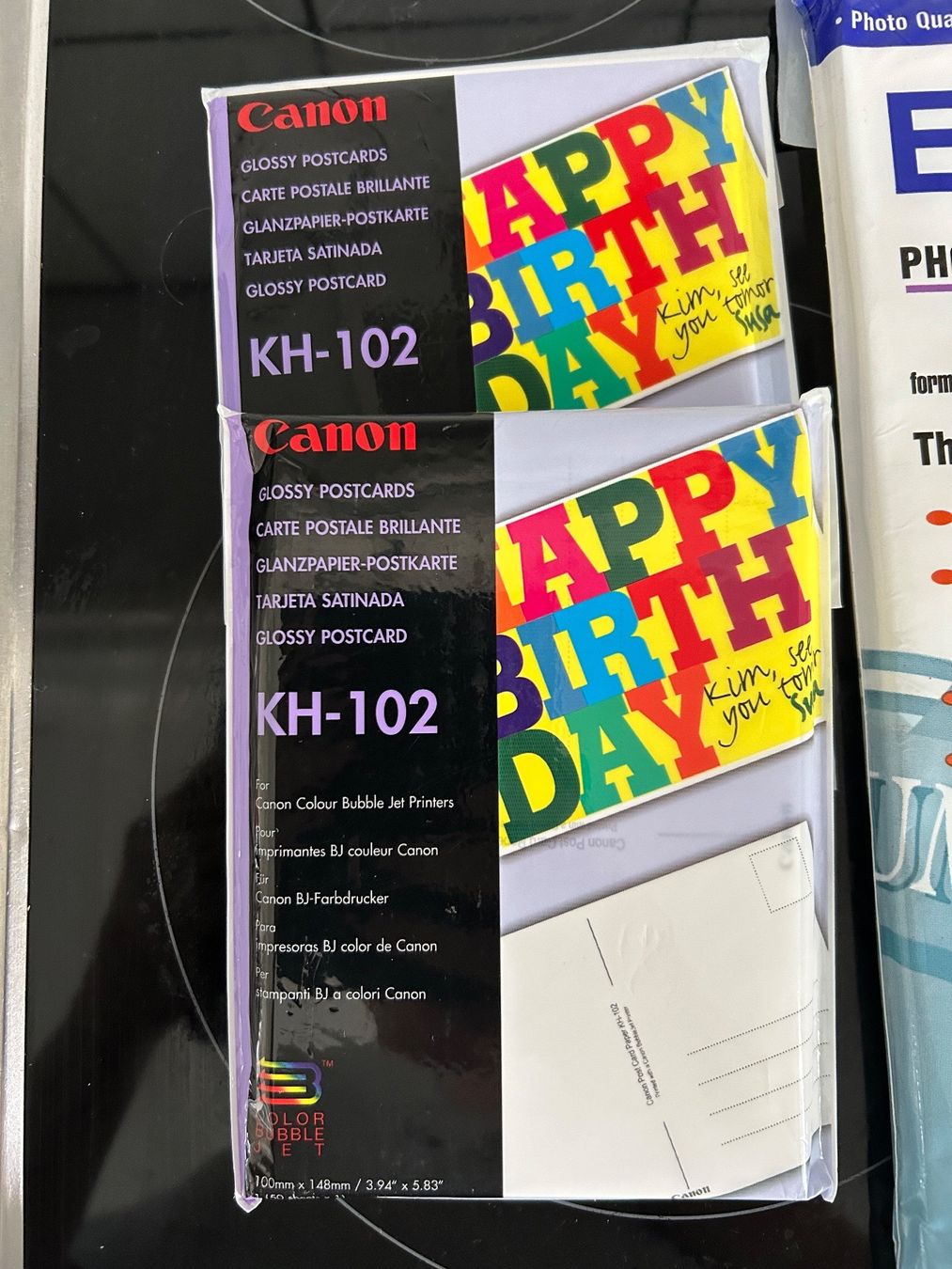 Carta: Fotopapier Konvolut Epson und Canon A4 Postkarten – Usato da Emmen venduto da Carbru 1