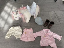 Nostalgie Baby Born Pferd und Reitset
