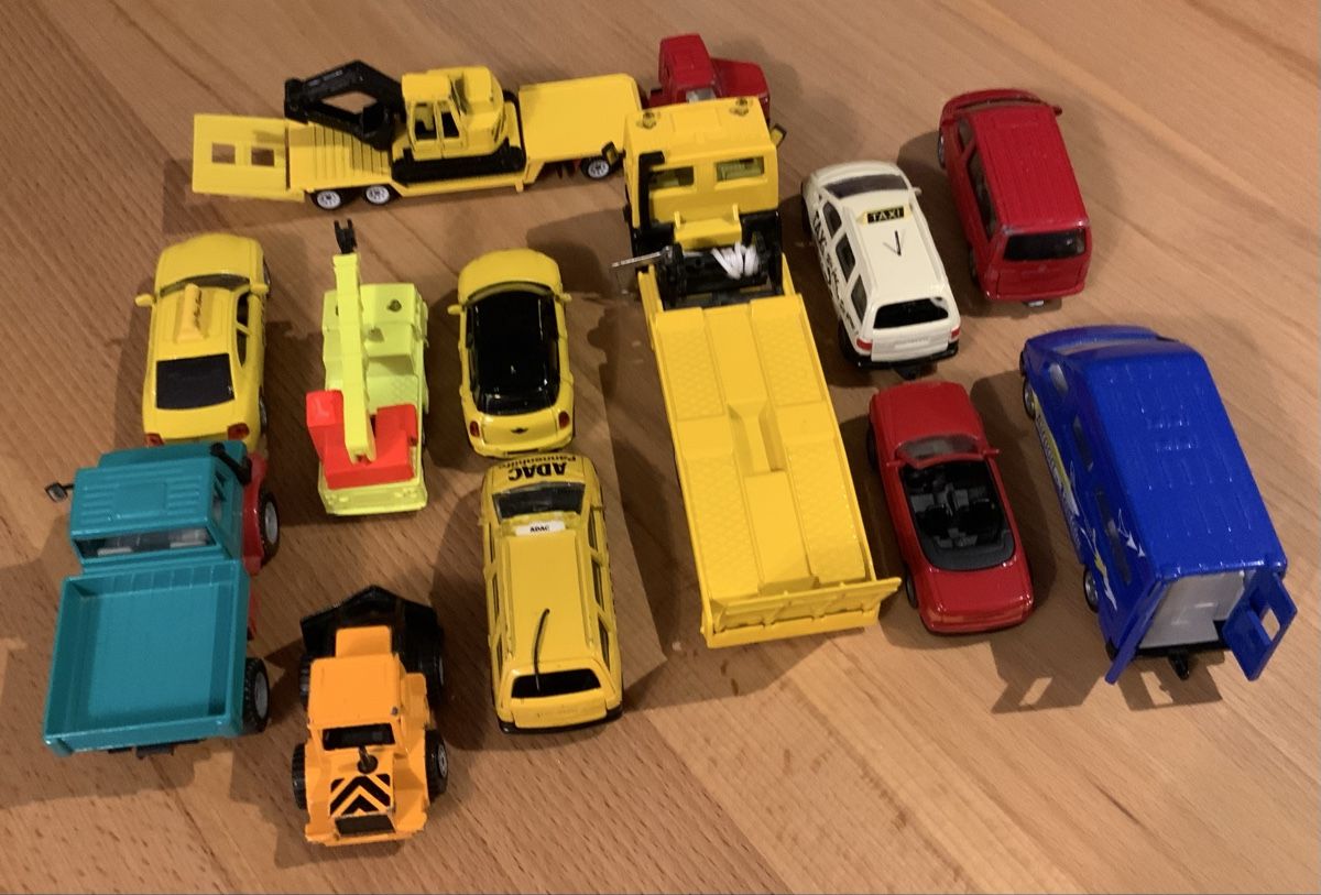 Siku Modellini d'auto: Siku Auto Sammlung, 13 Stk., verschiedene Modelle – Usato da Lufingen venduto da lotzstef 1