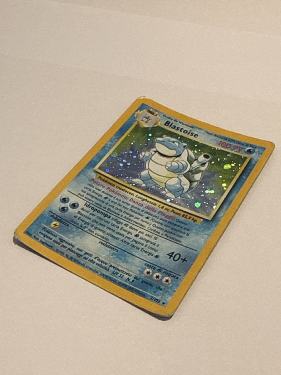 Pokémon Carte collezionabili: Pokemon Card italian Blastoise 2/102 Holo Base Set – Usato da Lugano venduto da ktm_7jr7