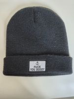 original Beechfield Mütze/Beanie schwarz  FUCK YOU BUDDY