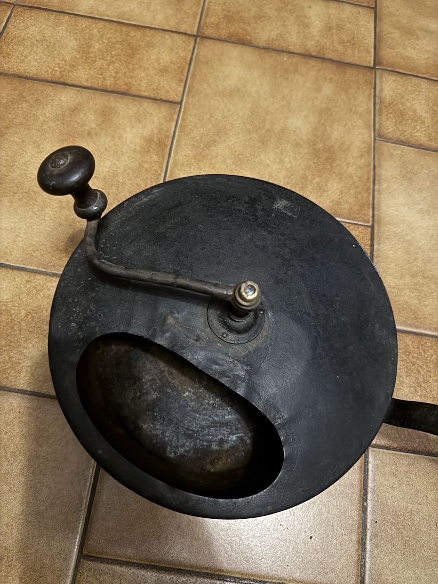 Töpfe: Ancien torréfacteur avec manivelle, état usagé – Gebraucht aus Veyrier von kimedovapa 2