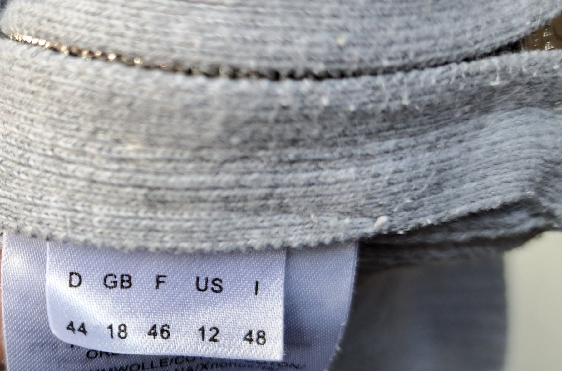Maglioni & Felpe: OUI Winter Strickpullover in Grau Grösse 44 Baumwolle – Usato da Gysenstein venduto da joshuas81 4