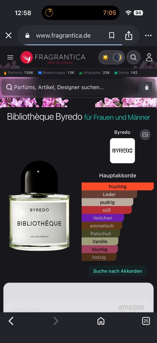 Byredo Profumi & Eau de Toilette: Byredo Bibliothèque Eau de Parfum,, 2 ml – Usato da Sursee venduto da nri_sbv9 1