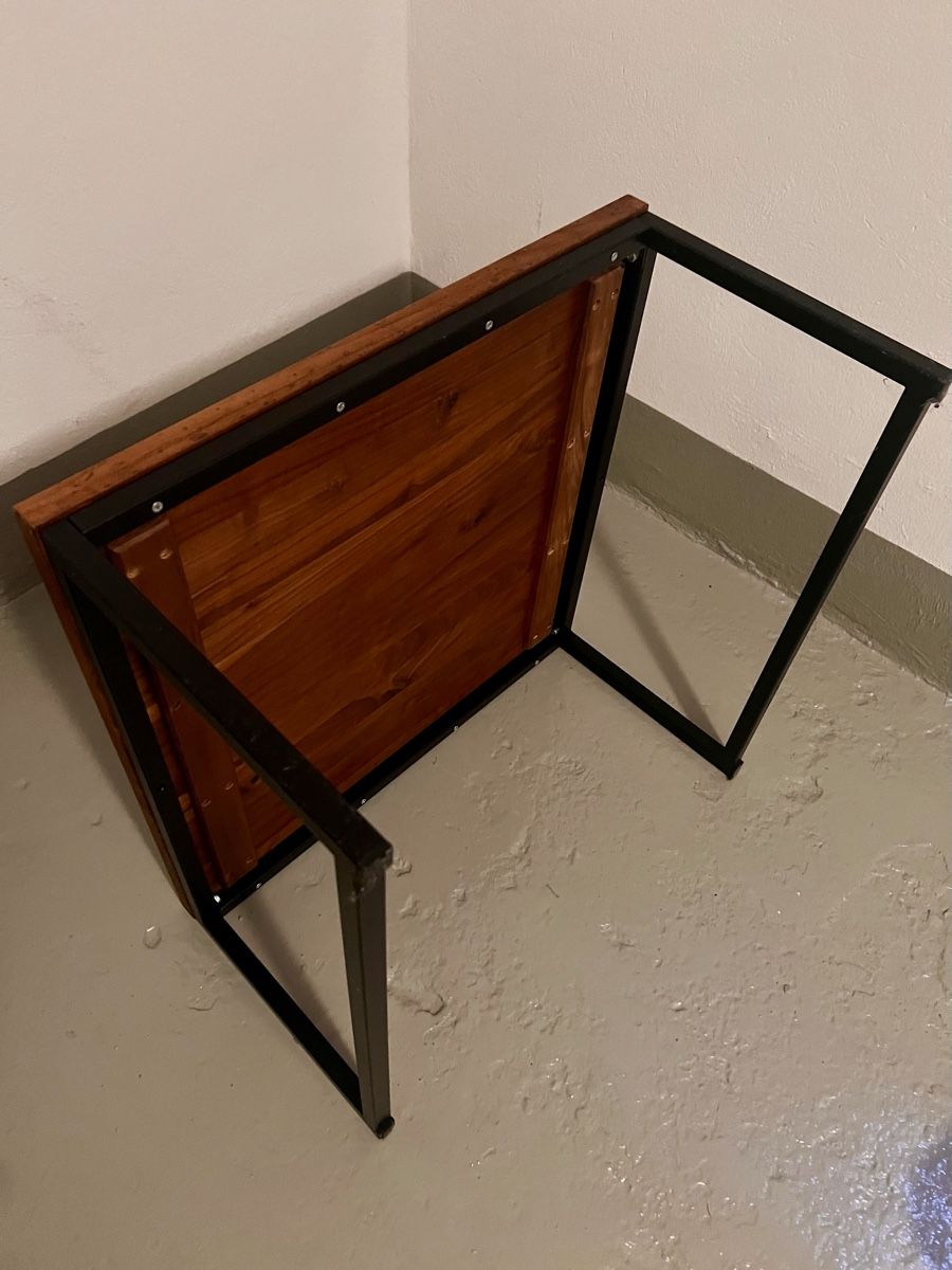 Tische: Couchtisch Holz/Metall rechteckig – Gebraucht aus Bern von Mark771 2
