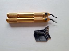 2x Vargus Handentgrater MB-1, mit Ersatzklingen