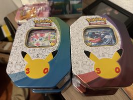 Pokemon 30 Anniversary Tin Boxen, leer mit Promokarte