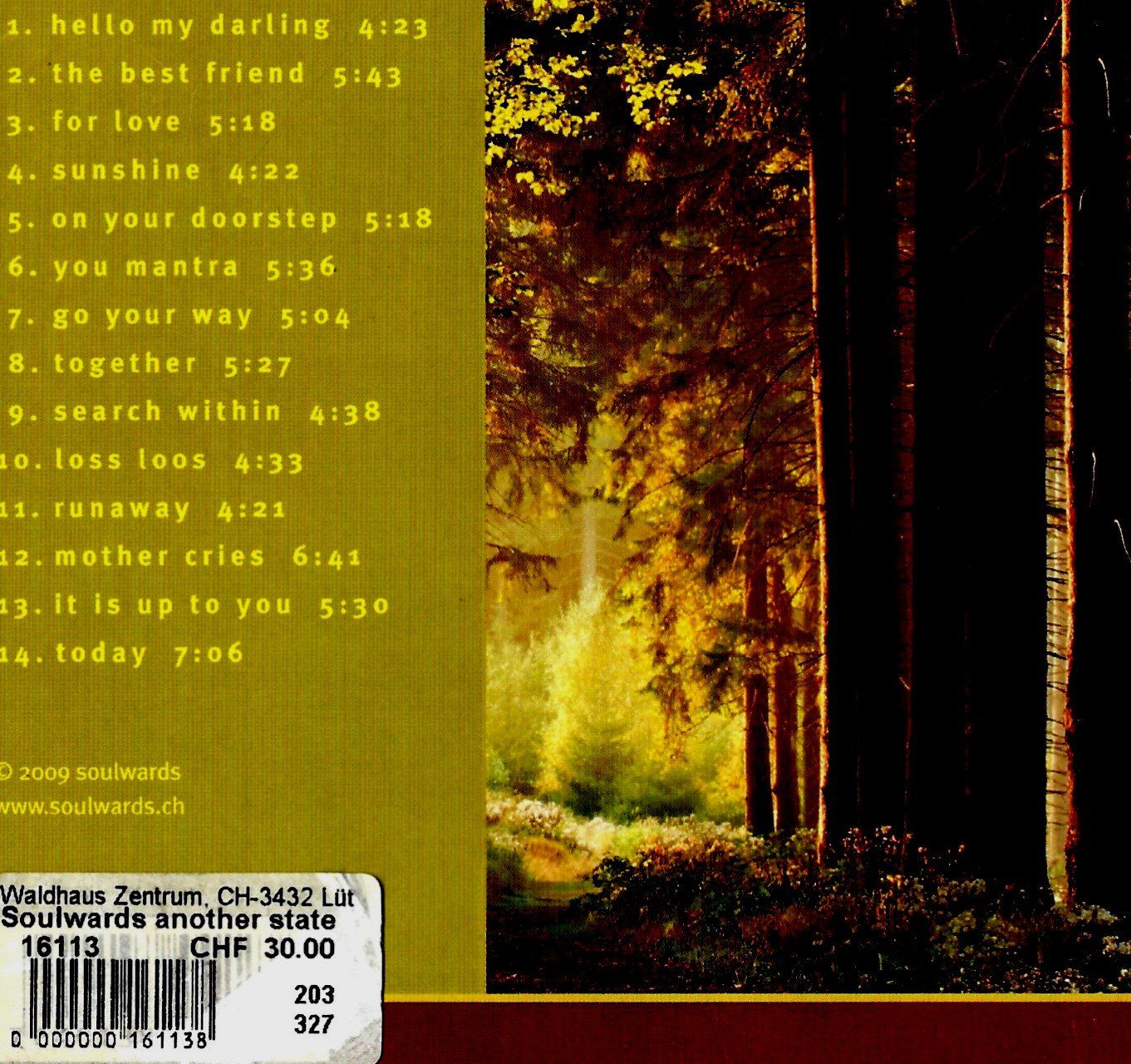 CD: Soulwards ANOTHER STATEMIND Citra Krista Lüllmann Joonas CD – Usato da Kandergrund venduto da Sososo 1