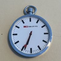 Taschenuhr Mondaine SBB CFF FFS mit Box guter Zustand