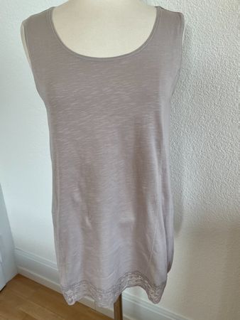 Ambria Damen Long Top in Gr. 40, Hellgrau