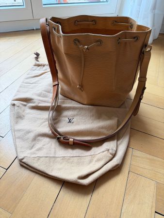 Original Louis Vuitton Petit Sac Noé Beige Epi Leder