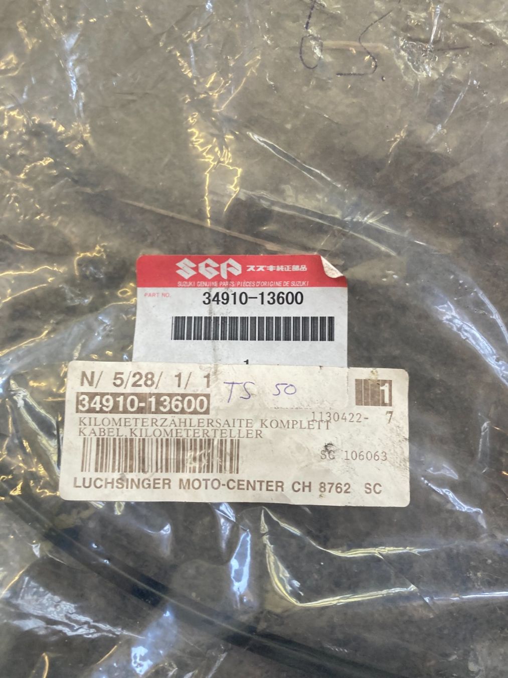 Suzuki Tutti i ricambio per moto: Suzuki TS 50 – Nuovo e nell'imballaggio originale da Filzbach venduto da Sugi7 1