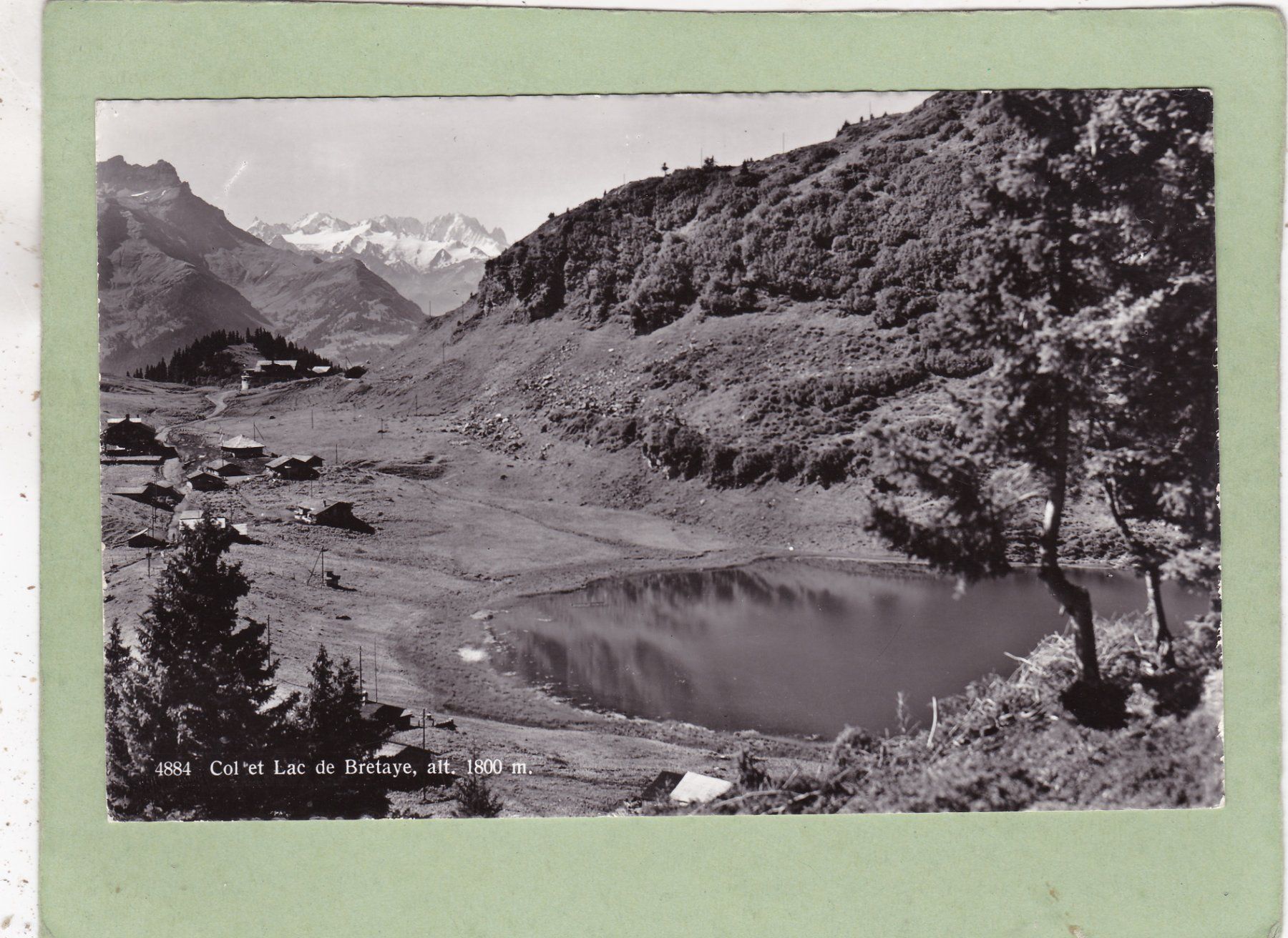 Cartoline postali: Col et Lac de Bretaye – Usato da Herisau venduto da Lisegrat2008
