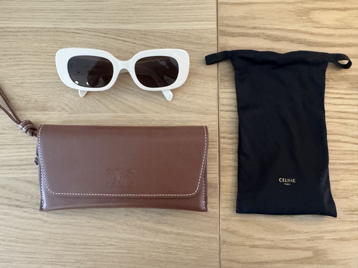 Celine Lunettes & Verres: Celine Sonnenbrille Rectangular Cremeweiss – Neuf (Voir description) à Kloten par BLarsonneur
