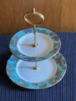 Etagere Fortnum and Mson Porzellan mit Gold
