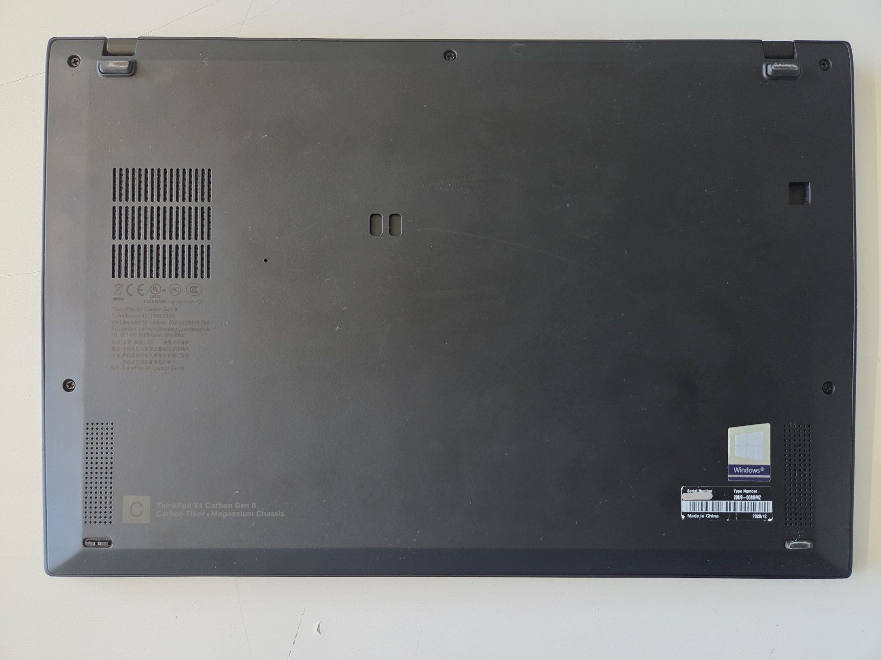 Lenovo Portables: Lenovo ThinkPad X1 Carbon 8th Gen – Défectueux à Bremgarten AG par joker_eat_world 4
