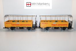 LGB 39250 2er Set Aussichtswagen Rhätische Bahn Spur G OVP