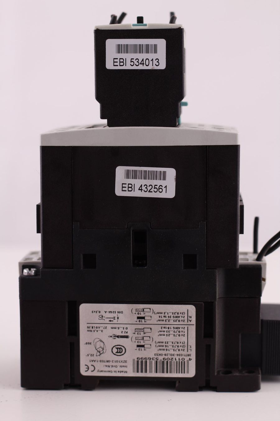 Siemens Componenti elettronici: Siemens Sirius 3RT1034-3EL28-0KS3 – Usato da Winterthur venduto da Hint17 1