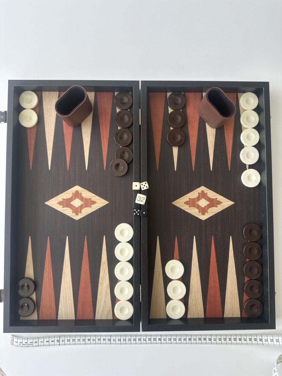 Giochi: Edles Backgammon Spiel von Manopoulos, neuwertig! – Usato da Kilchberg ZH venduto da Seb92