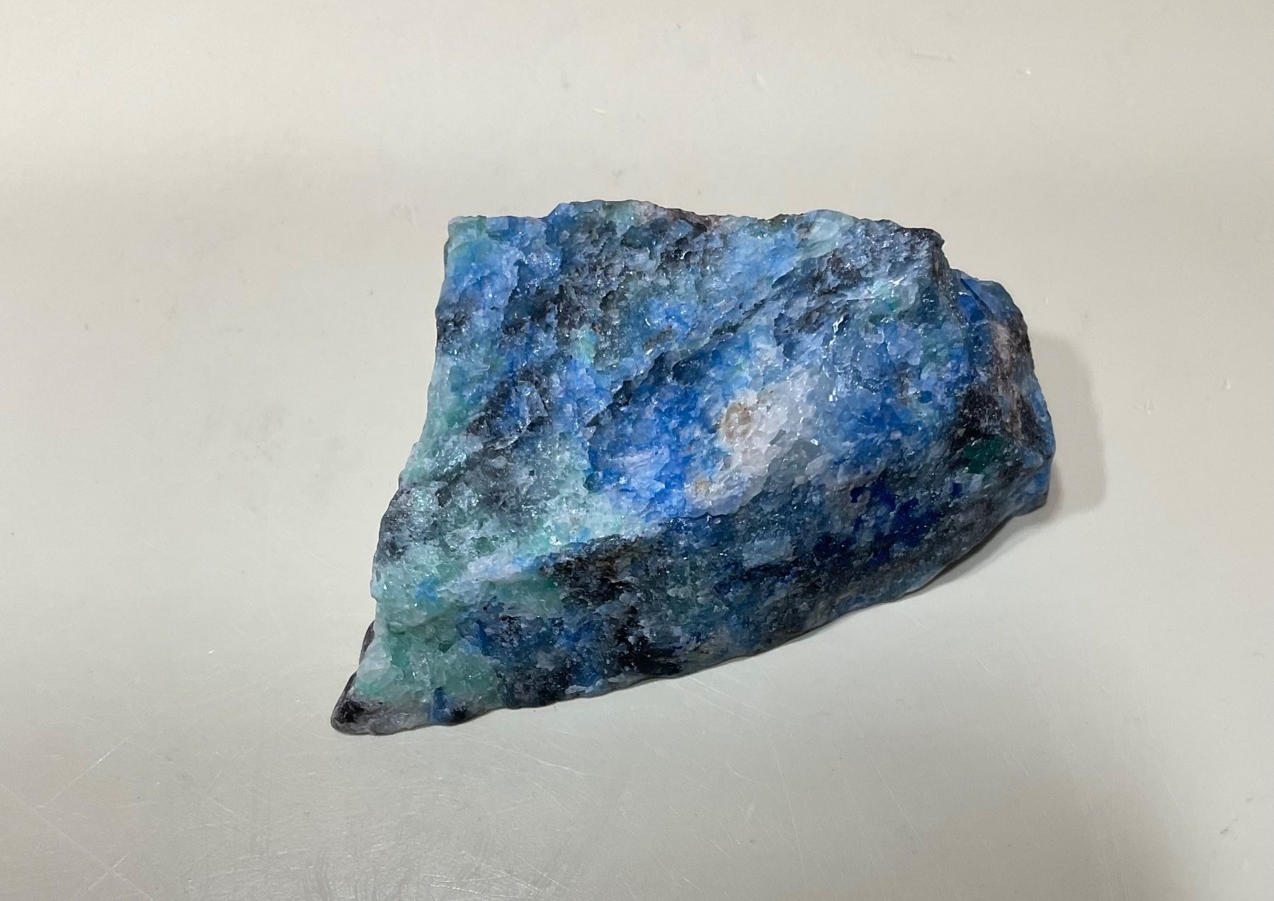 Minerali & Pietre curative: Wunderschöne Azurita Roh Form aus Spanien – Nuovo (secondo la descrizione) da Gibswil venduto da BestePreis 4